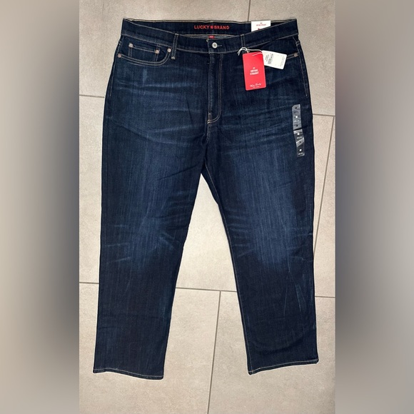 NWT Lucky Brand Mens Denim Vintage Straight 363 Jeans 40x32  $129 - Picture 3 of 12